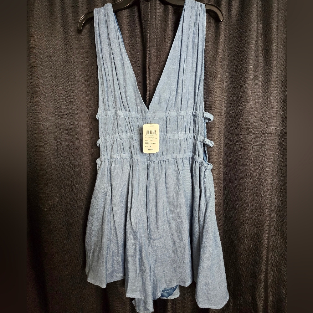 Windsor Light Blue Jumpsuit with Sides Cut Outs (NEW)